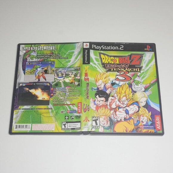 Dragon Ball Z Budokai Tenkaichi 3 Playstation 2 ps2 complete cib tested working - Picture 2 of 9